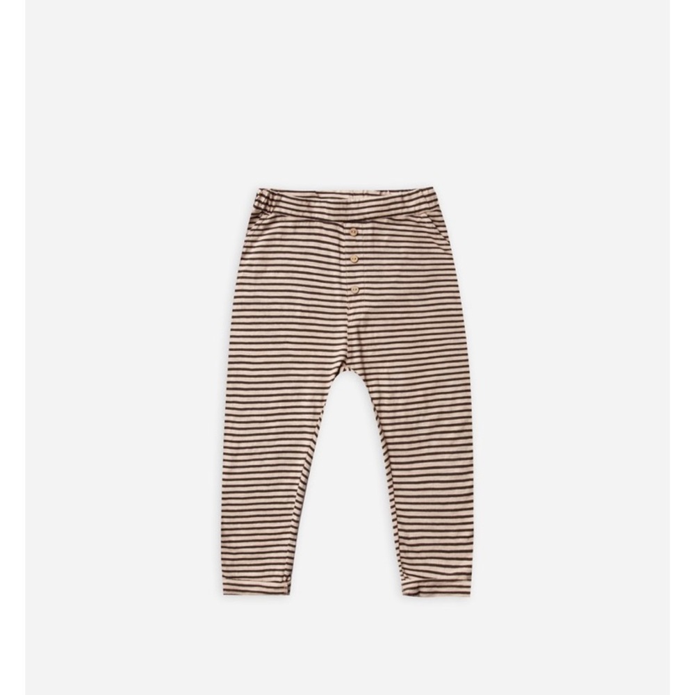 Rylee + Cru oat/black stripe pants